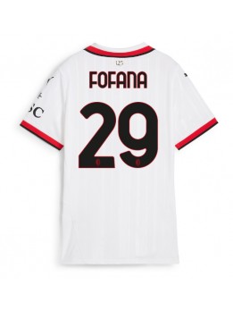 AC Milan Youssouf Fofana #29 Replika Borta Kläder Dam 2024-25 Kortärmad